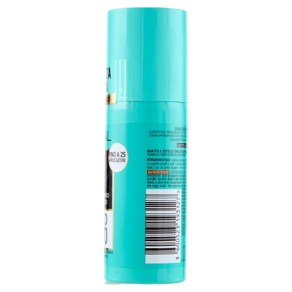 L'Oréal Paris Ritocco Perfetto Spray Istantaneo Ritocco Radici, i Neri, 75 ml